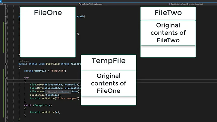 How to Copy, Delete and Swap Files Using C#