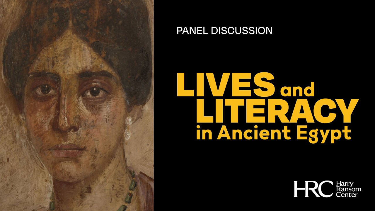 Lives and Literacy in Ancient Egypt Curatorial Panel Discussion - YouTube