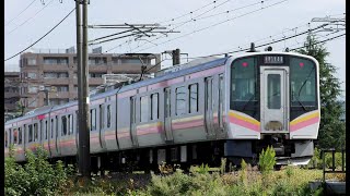 E129系代走 信越本線下り快速新潟行き3481M【4K】