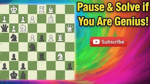 🤯 Mind-Bending Chess Puzzle: Can YOU Find the Checkmate? | Black to Move! 👑♟️
