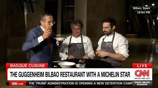 Richard Quest Samples Dishes from the Guggenheim Bilbao's Michelin-Starred Restaurant