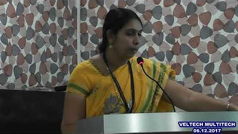 VELTECH MULTITECH DEPT OF ECE FDP ( SESSION - 1) 06.12.2017