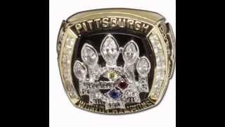 NFL 2005 Pittsburgh Steelers Super Bowl XL World Championship Ring, Custom Championship Ring