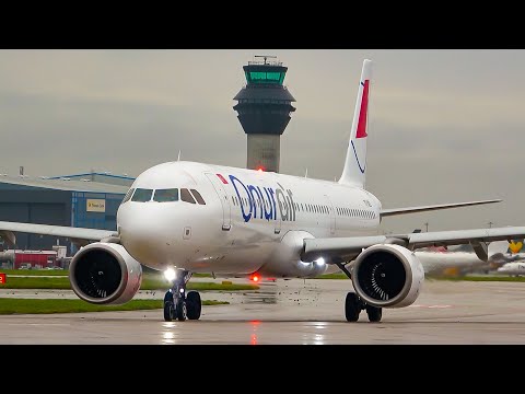 Onur Air A321 NEO Close Up at Manchester Airport