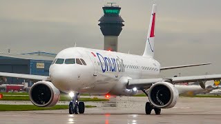 Onur Air A321 NEO Close Up at Manchester Airport