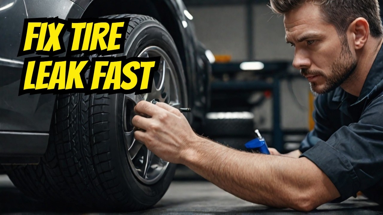 Identify and Fix a Slow car Tire Leak Easily