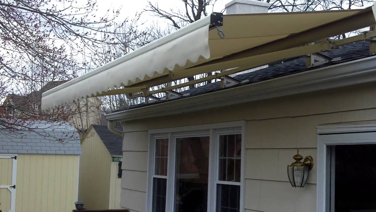 Roof Mounted Motorized Awningmov Youtube