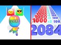 Man Run 2048 🆚 number master run and merge android gameplay