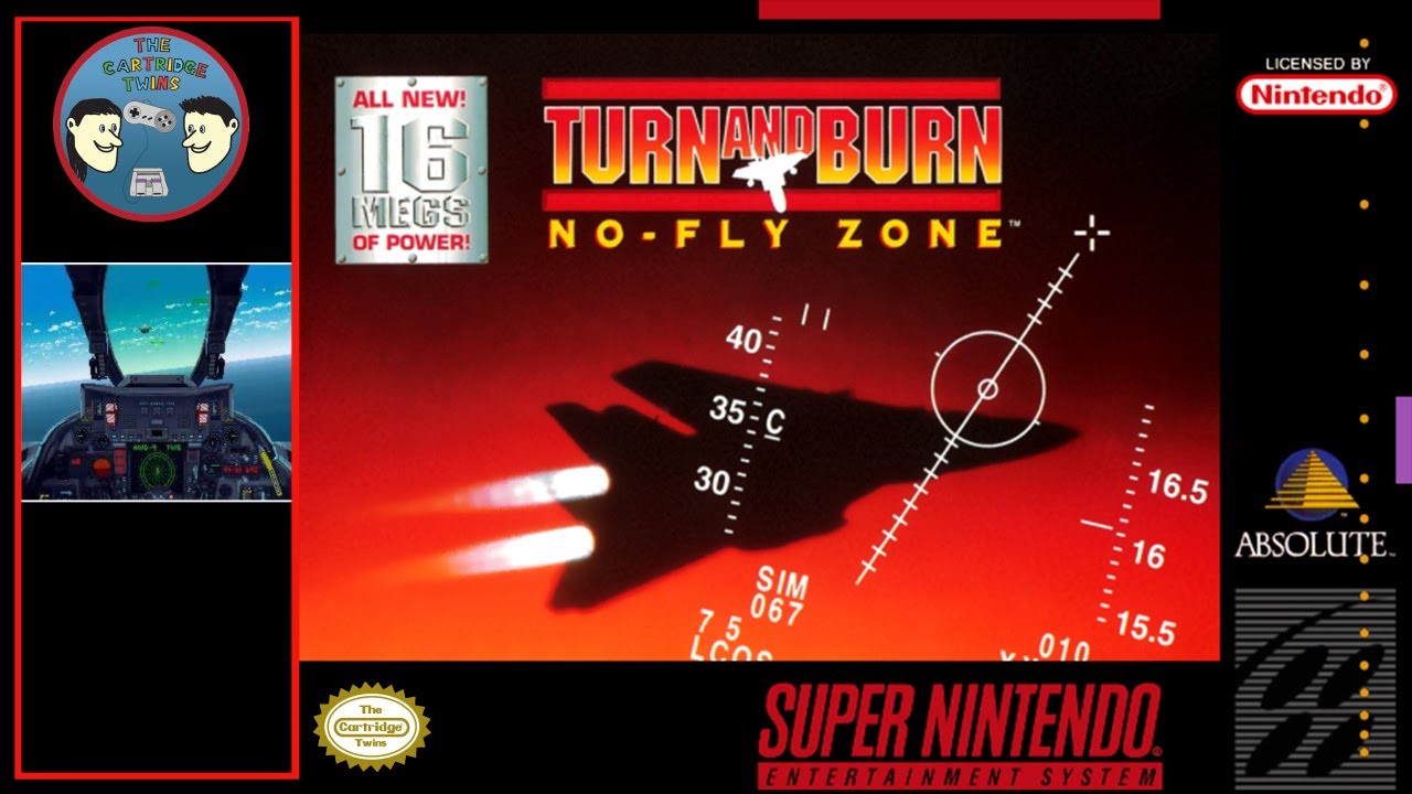 Gameplay Turn and Burn - No Fly Zone / Snes Paradise 