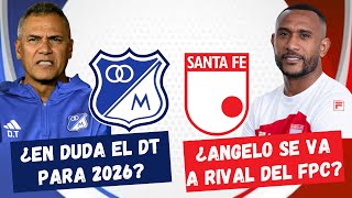 ¿Millonarios Tiene en Duda la Continuidad de Hernán? ¿Angelo de Santa Fe a Rival? | #FutbolDC