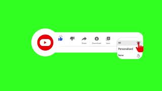 كروما الاشتراك ( شاشة خضراء ) YouTube subscribe green screen