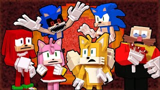 Sonic saves everyone from Sonic.EXE with voice  Minecraft Animation  Animated