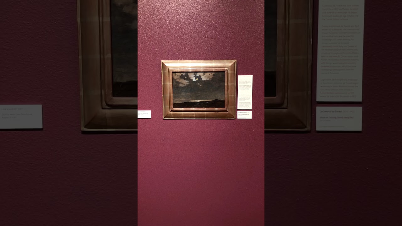 Lockwood De Forest's "Moon in Trailing Clouds" (May 1901) at the Wildling Museum