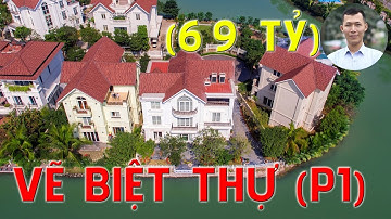 ✅ Học autocad cơ bản - thực hành bài 1 (vẽ mặt bằng biệt thự 69 TỶ) | Huy Hiếu Lee