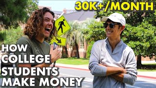 Asking College Students How They Make Money | Best Jobs for College Students