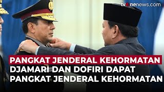 Prabowo Beri Pangkat Jenderal Kehormatan ke Djamari Chaniago & Dofiri Ini Alasannya | OneNews Update