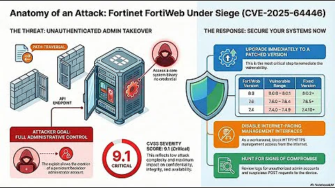 FortiWeb Takeover CVE 2025 64446