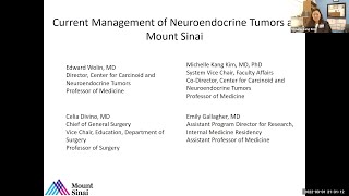 Current Management Of Neuroendocrine Tumors At Mount Sinai