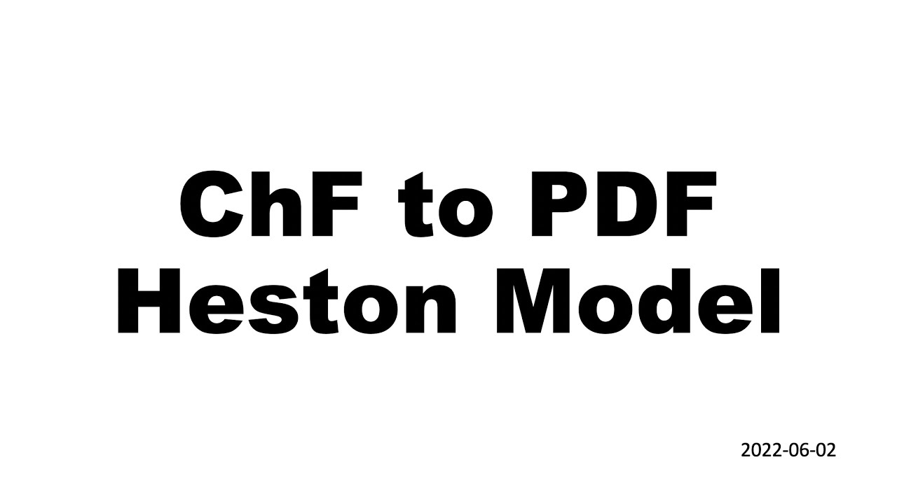 Heston Model Pdf , An Analysis of the Heston Stochastic Volatility ...