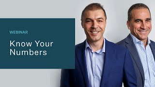 Webinar: Know Your Numbers