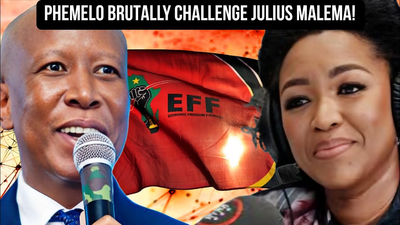 PHEMELO БРОСАЕТ БРУТАЛЬНЫЙ ВЫЗОВ ДЖУЛИУСУ МАЛЕМЕ НА KAYA FM!