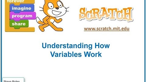 Scratch 3.0 Video 6 - Understanding How Variables Work