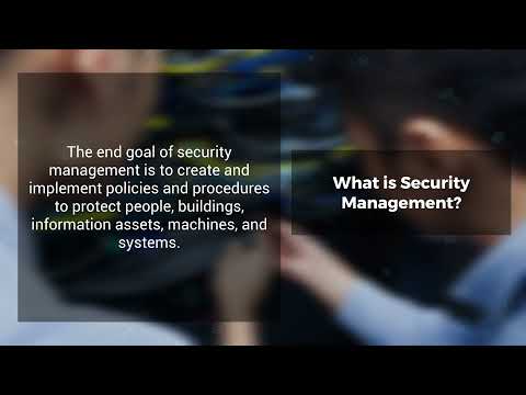 Video: Wat is beheer van beveiligingsactiviteiten?