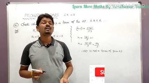 10th Class Maths | Progressions | Exercise 6.2 | Q. No.(6) | Easy solution.