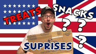UNBOXING BRITISH SNACK, CANDY & TREAT CARE PACKAGE