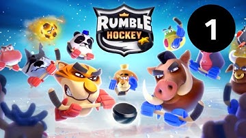 Rumble Hockey Gameplay Walkthrough Part 1 (IOS, Android)