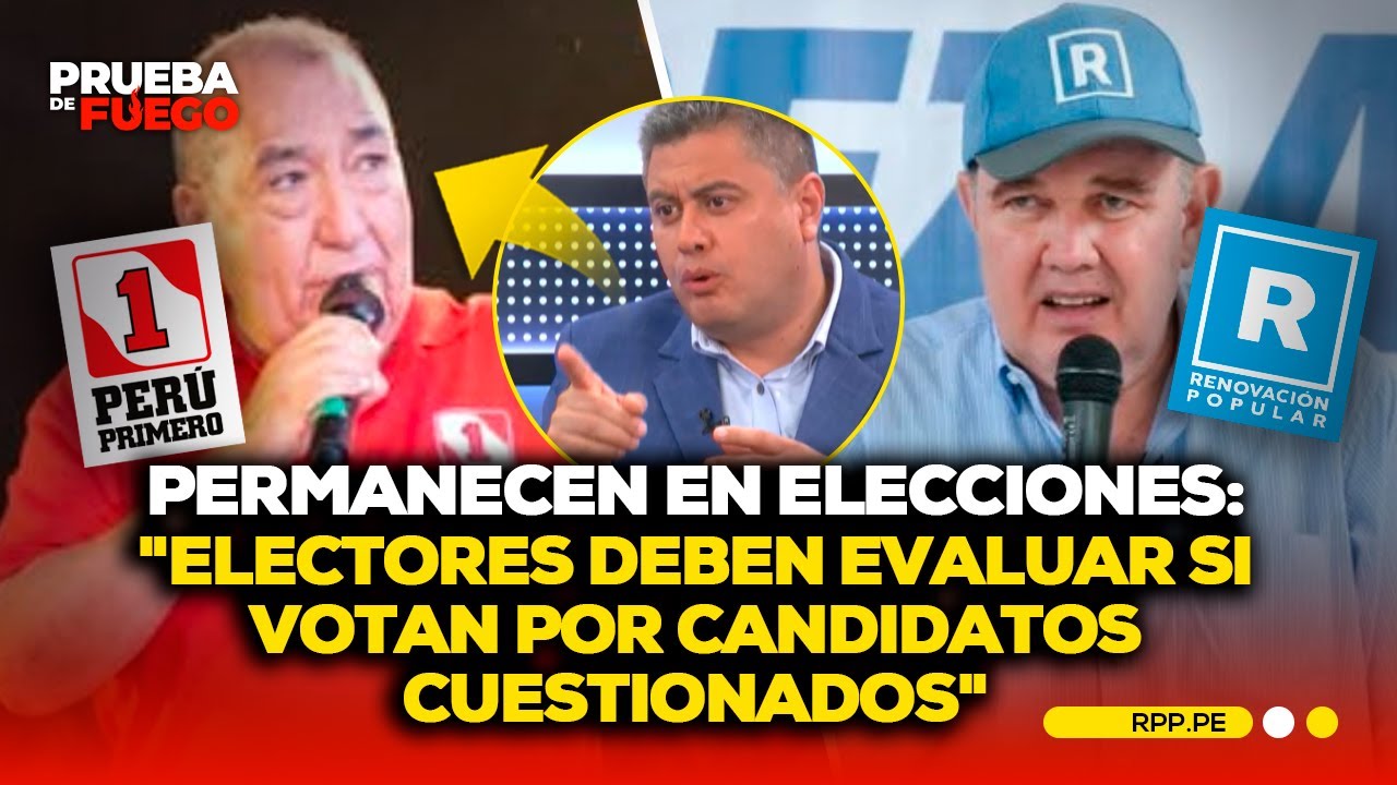 Mario Vizcarra y Rafael López Aliaga siguen en carrera electoral 