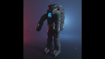 Space Suit from "Anathem" (Blender 3D)