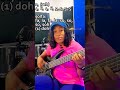 Easy Reggae basslines you should learn 🎸 #shorts #tutorial