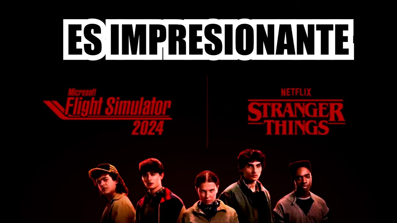 Es increíble esta expansión de Flight Simulator: STRANGER THINGS