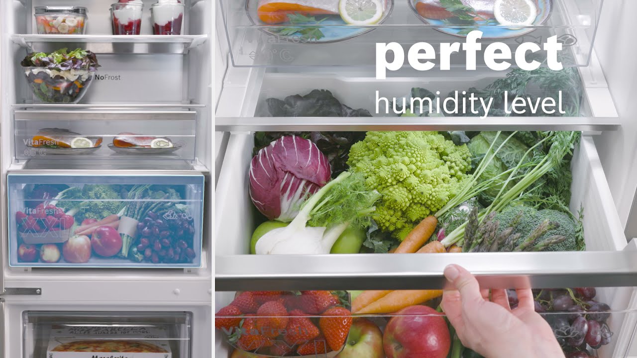 Freestanding fridge freezers from Bosch with VitaFresh XXL