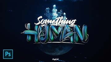 Photoshop 3D text effect | Lettering design