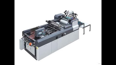 ZKT 700 film Window Patching Machine/automatic film laminating machine