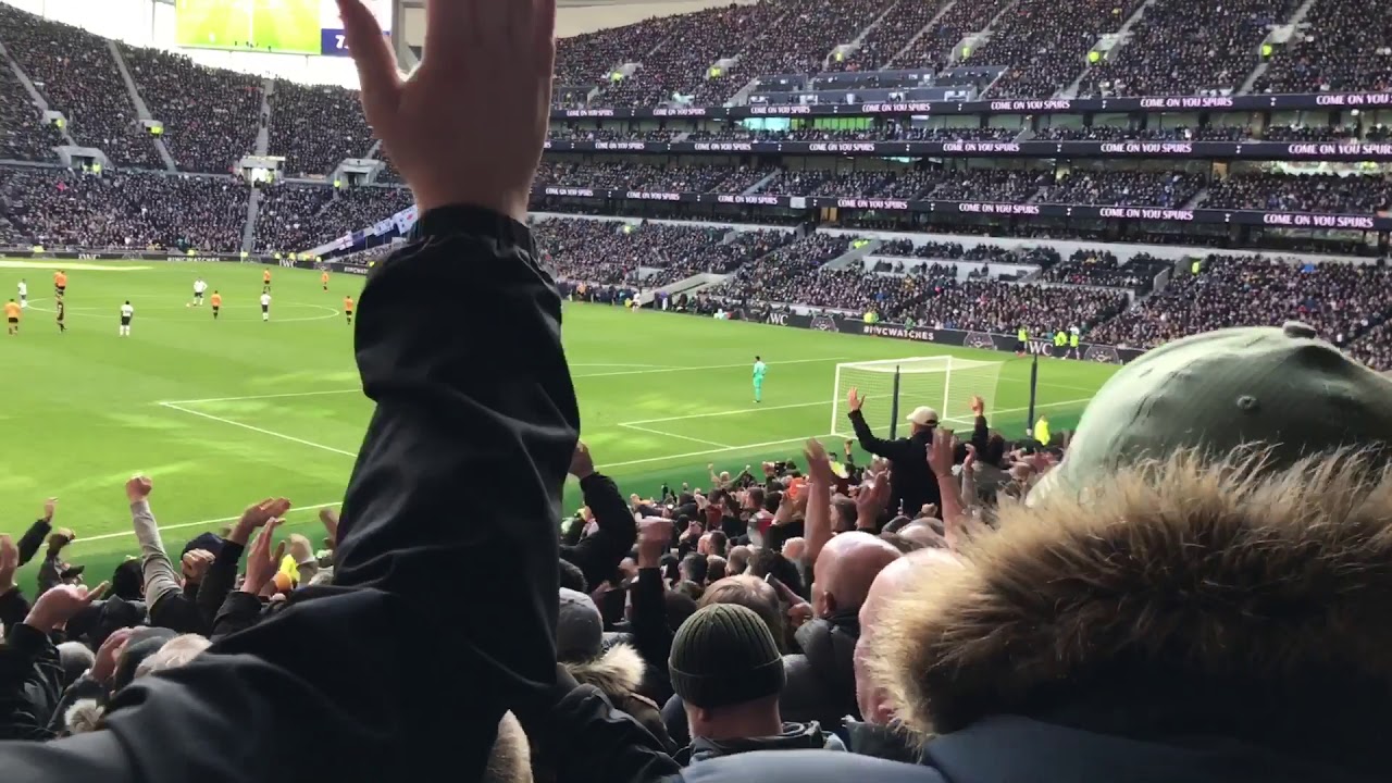 Wolves fans at Spurs away (1/3/20) YouTube