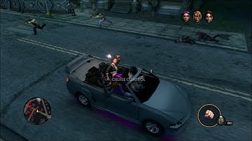 Saints Row: The Third - Driving around the zombie island at the midnight