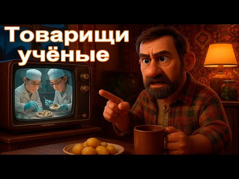 ТОВАРИЩИ УЧЁНЫЕ! (FRIENDS SCIENTISTS) Мультфильм по песне В.С.ВЫСОЦКОГО!