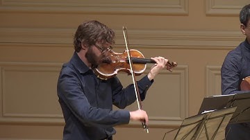 Ben Johnston String Quartet no. 10, mvt. 3 "Deliberate but as fast as possible"