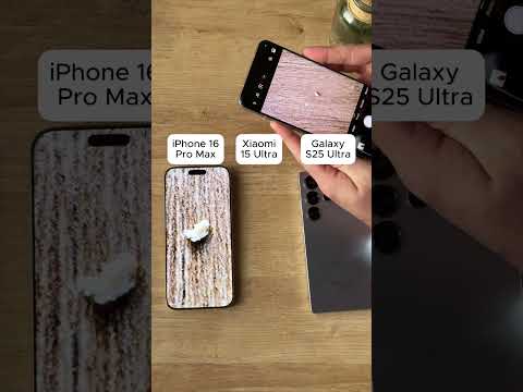 Xiaomi 15 Ultra vs iPhone 16 Pro Max vs Galaxy S25 Ultra Macro Test #CameraTest #TechComparison