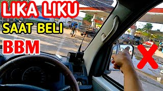 Belajar| Cara Antri Di Pom Bensin ( SPBU ) _ Untuk Mobil Manual