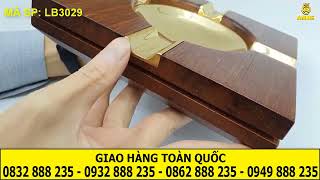 Phong cách chuẩn QUÝ ÔNG cùng gạt tàn Lubinski LB3029 gỗ cao cấp | Ambe.vn