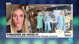 Pandémie de Covid-19: la course aux essais cliniques pour trouver un vaccin