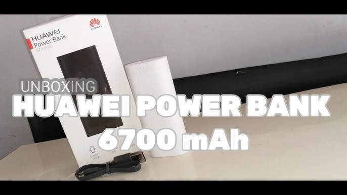 Huawei Power Bank 6,700 mAh بنك طاقة هواوي سعة 6700 ملي أمبير - YouTube