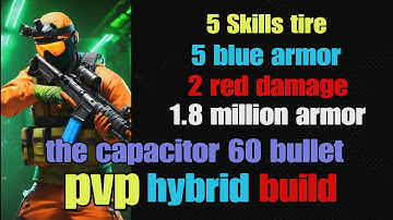 The division 2 best hybrid build for pvp TU20.1 capacitor AR massive damage with 5 skill tire 1.8M
