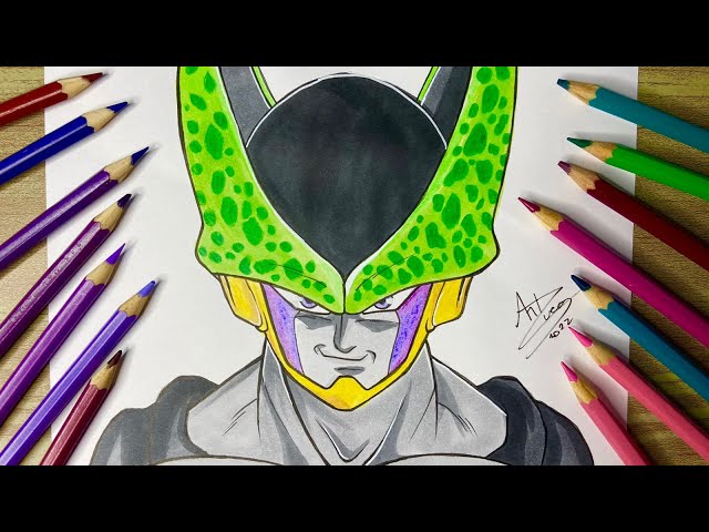 Como Desenhar CELL - DRAGON BALL Z 