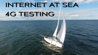 Internet at sea 4G SPEED TEST with Teltonika and QuWireless - update