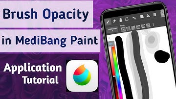 How to Adjust Brush Opacity in MediBang Paint App